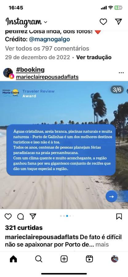 Flat Oka Beach Residence Luxo Pôrto das Galinhas Eksteriør bilde